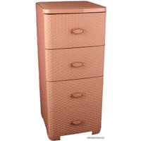 Комод Альтернатива Плетенка (какао) М2434