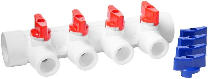 Запорная арматура Vieir Коллектор PPR 40x20 VER718-4