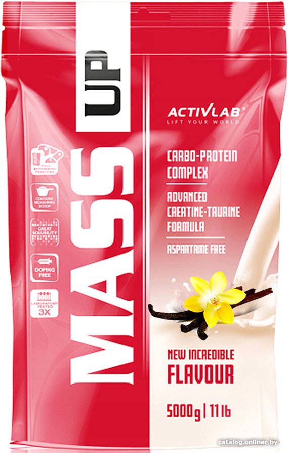Гейнер Activlab MASS UP (5000г, ваниль)