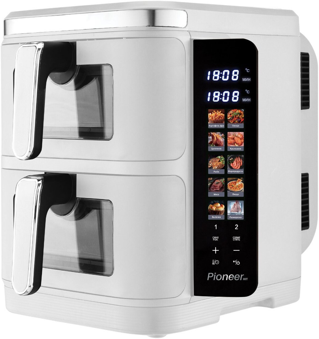 

Аэрогриль (аэрофритюрница) Pioneer SM550D (белый)