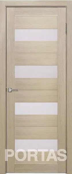 

Межкомнатная дверь Portas S23 70x200 (лиственница крем, стекло мателюкс матовое)