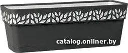 Вазон Stefanplast 94403 (графитовый/серый)
