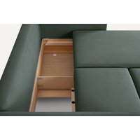 Угловой диван Divan Нордика мини Velvet Olive 264428 (зеленый)