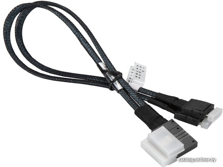 Кабель Supermicro Slimline SAS x8 to 2x OCuLink (x4) 36 см