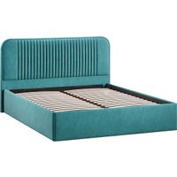 Кровать Трия Тиффани Тип 1 c ПМ и заглушиной 160x200 (микровелюр Wellmart Indigo)