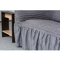 Пледы, покрывала Софатэкс Стандарт ПО-4 с оборкой 01343 (серый)