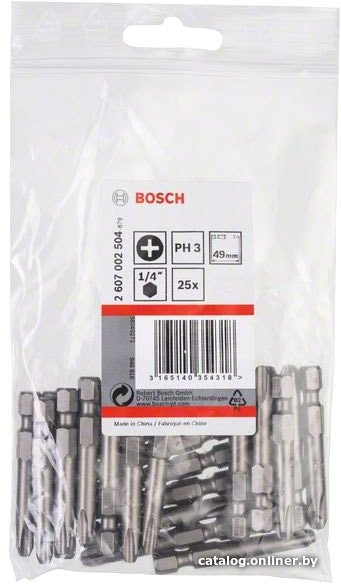 Набор бит Bosch 2607002504 (25 предметов)