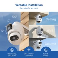 IP-камера Imilab EC6 Dual 2K+2K WiFi Plug-in Spotlight Camera (международная версия)