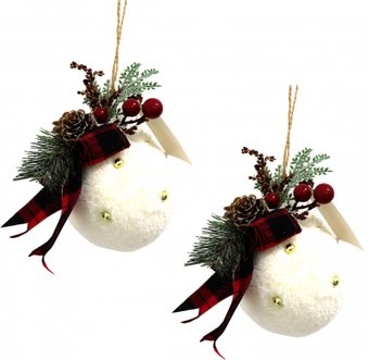 Елочная игрушка Merry Bear E10-18A1485B-3 (2 шт)