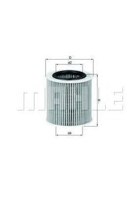 

Масляный фильтр Mahle Knecht OX387D