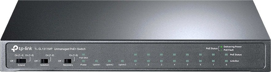 

Неуправляемый коммутатор TP-Link TL-SL1311MP