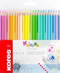 

Набор цветных карандашей Kores Pastel 93321 (24 цв)