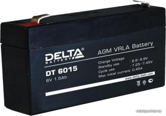 Delta DT 6015 (6В/1.5 А·ч)