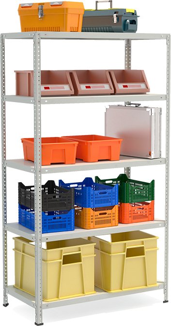 Стеллаж Metall-Zavod СТФЛ 1055-1,8