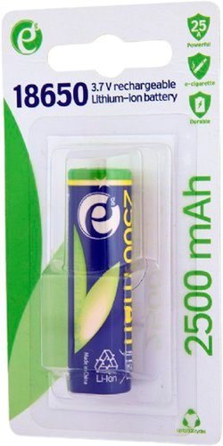 Аккумулятор EnerGenie 18650 2500mAh 1 шт EG-BA-18650-10C/2500