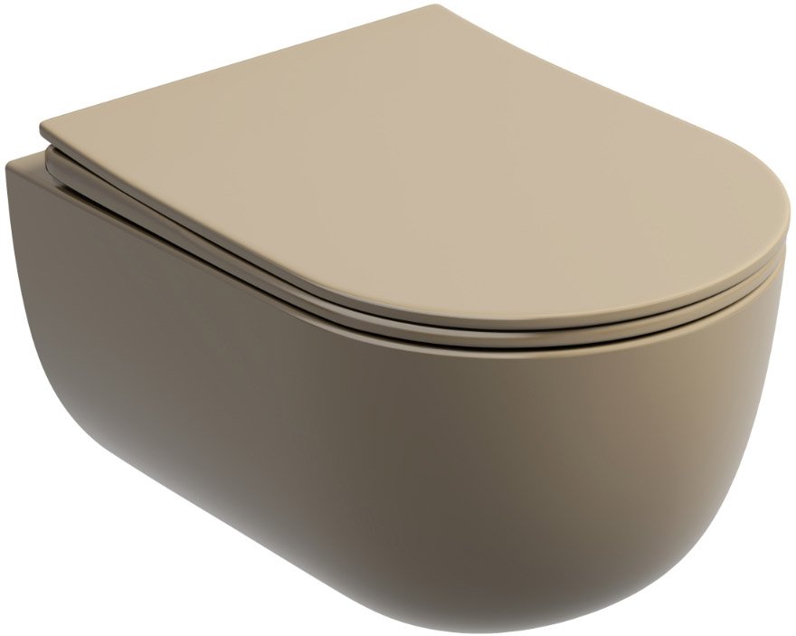 

Унитаз подвесной Ceramica Nova Modena Rimless CN6063MC (капучино матовый)