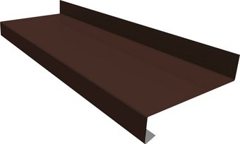 Отлив оконный Скайпрофиль 40x90x2000мм (RAL 8017 коричневый)