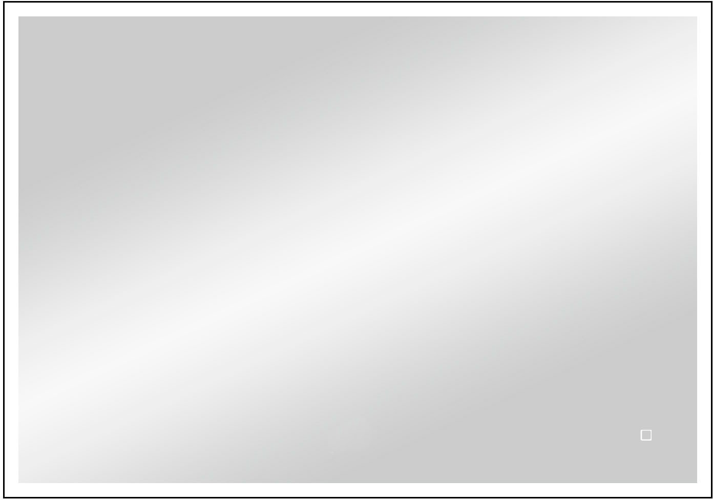 

Континент Зеркало Solid Black Led 90x70 (реверсивное крепление)