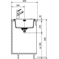 Кухонная мойка Franke FX FXG 611-86 (серый камень)