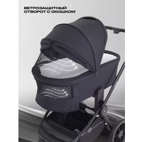 Универсальная коляска Rant Flex 3в1 RA077 (черный)