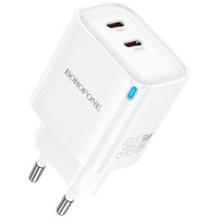 Сетевое зарядное Borofone BA85A (белый)