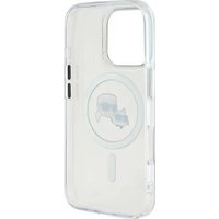 Чехол для телефона Lagerfeld PC/TPU NFT Karl & Choup Head Metal camera (MagSafe) для iPhone 16 Pro Max KLHMP16XHLSKCH