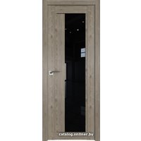 Межкомнатная дверь ProfilDoors 2.72XN L 70x200 (каштан темный/стекло черный триплекс)