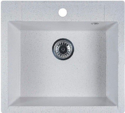 

Кухонная мойка Marblan Cubi (серый, с сифоном)