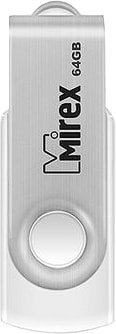 USB Flash Mirex Swivel White 64GB 13600-FMUSWT64
