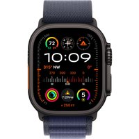 Умные часы Apple Watch Ultra 2 LTE 49 мм (титановый корпус, черный/синий, ремешок из полиэстера M)