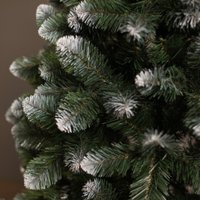 Ель Ёлушка Никольская иней 1.2 м (подставка пластик)