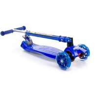 Двухколесный детский самокат Полесье Со складной ручкой 0072C 94438 (синий)