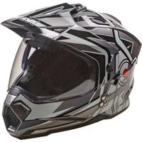 Мотошлем AIM JK802S 802-024-M (M, черный/серый/белый)