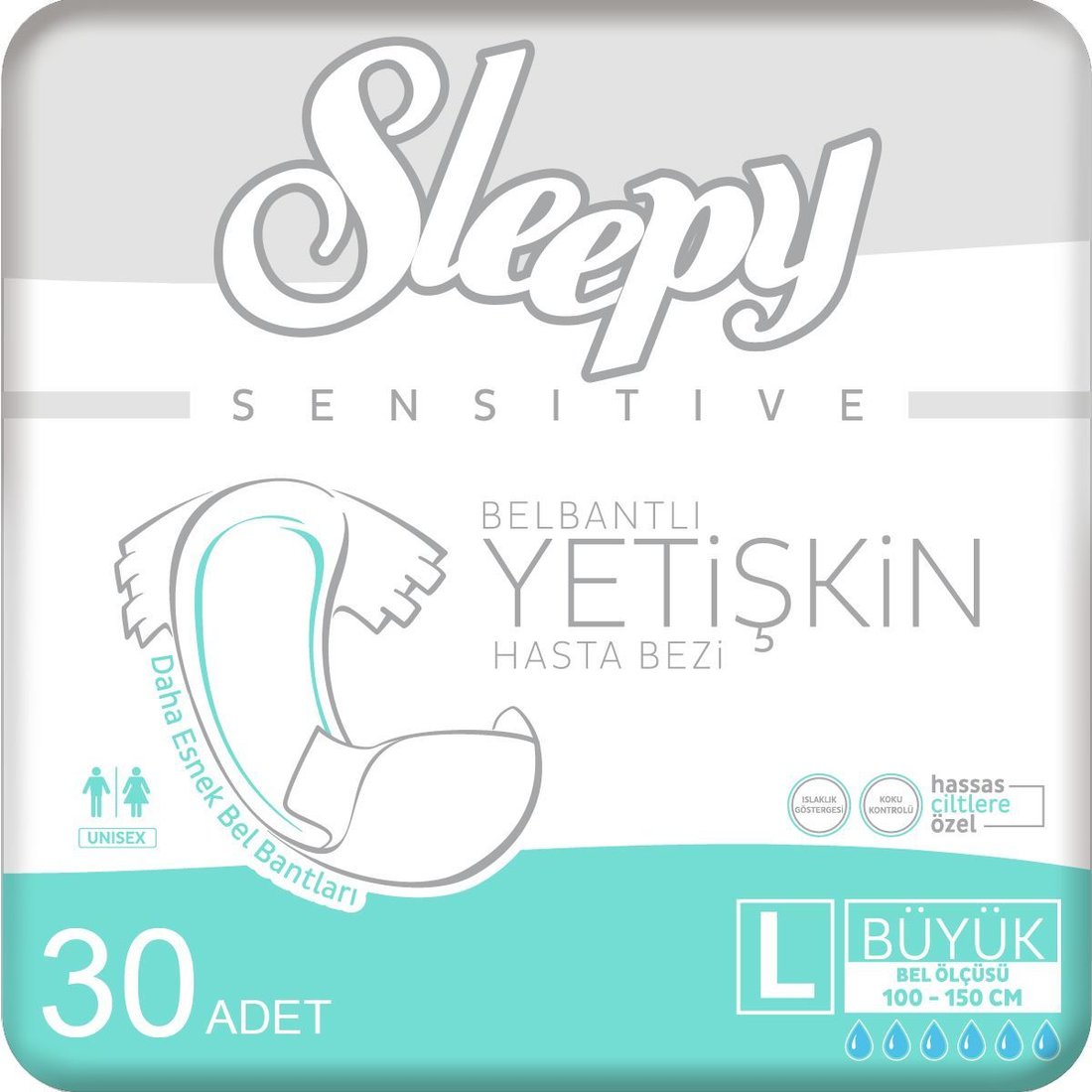 

Подгузники для взрослых Sleepy Adult Diaper Large (30 шт)