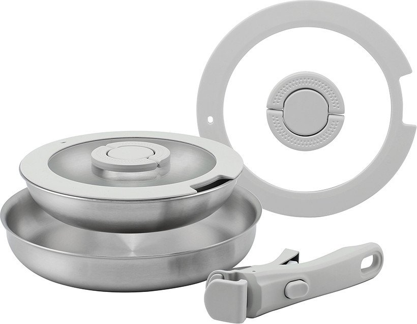 Набор сковород Smart Solutions 3Ply Balance SS0000420 (5пр, со съемной ручкой)