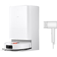 Робот-пылесос Xiaomi Robot Vacuum X20 Pro D102GL (международная версия, белый) + Фен Xiaomi Mi Ionic Hair Dryer H300 CMJ02ZHM (международная версия)