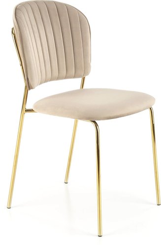 Стул Halmar K499 (бежевый/золотистый)