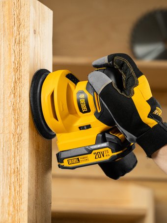 Эксцентриковая шлифмашина Denzel CROSH-20-125 (с 1-им АКБ)