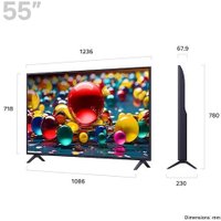 Телевизор LG UHD AI UA74 55UA74006LB