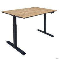 Столешница ErgoSmart 1300х750х27 мм (скошенный край, дуб мореный)