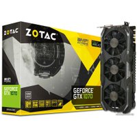 Видеокарта ZOTAC GeForce GTX 1070 AMP Extreme 8GB GDDR5 [ZT-P10700B-10P]