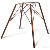 Стул с подлокотниками Sheffilton SHT-ST42-1/S37 (кофейный трюфель/медный металлик)