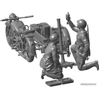 Сборная модель Звезда Советский мотоцикл М-72 с минометом