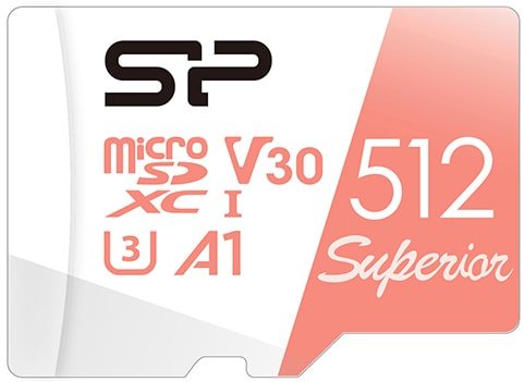 

Карта памяти Silicon-Power Superior A1 microSDXC SP512GBSTXDV3V20 512GB