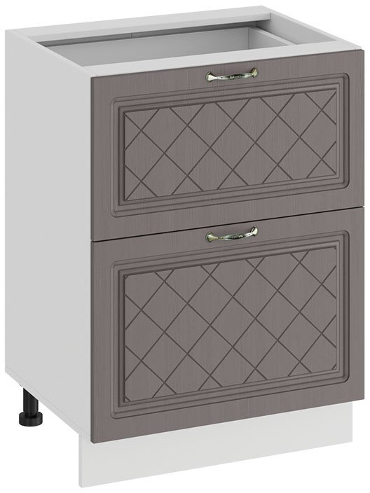 

Шкаф напольный Трия Бьянка 1Н6Я2 (белый/дуб серый)