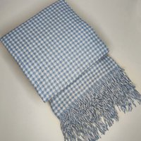 Плед Vladi Марокко Chanel 140x200 50224 (белый/голубой)