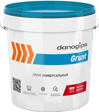 Акриловая грунтовка Danogips Grunt Универсальная (10 кг)