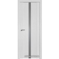 Межкомнатная дверь ProfilDoors 2.04XN L 50x200 (монблан, стекло lacobel серебряный лак)