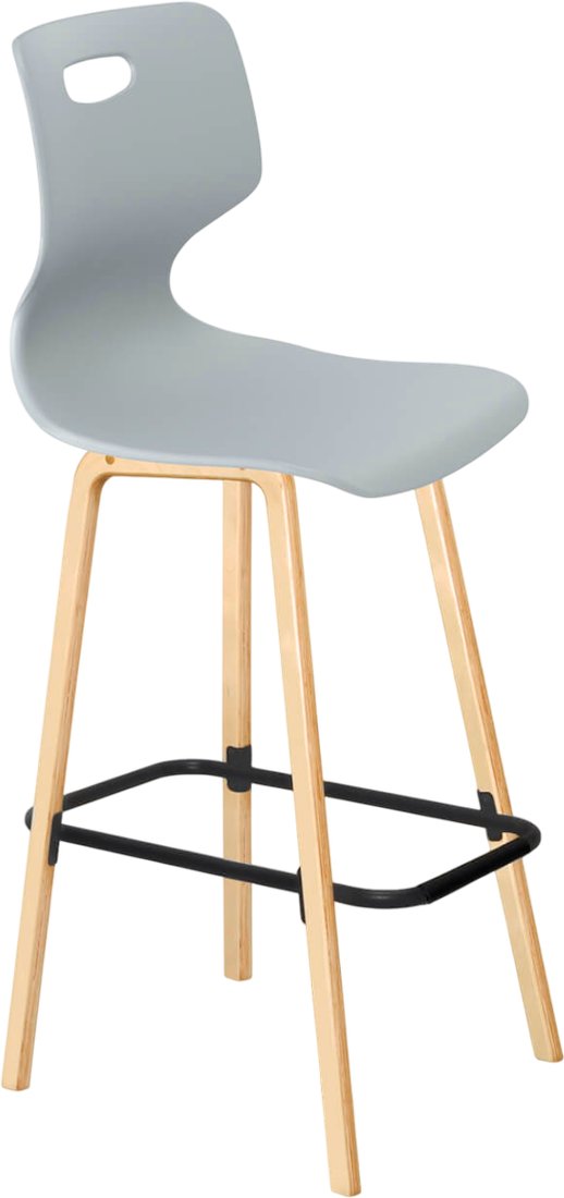 

Стул Sheffilton SHT-ST58/S94 A5-7 ( серый/прозрачный лак/черный муар)