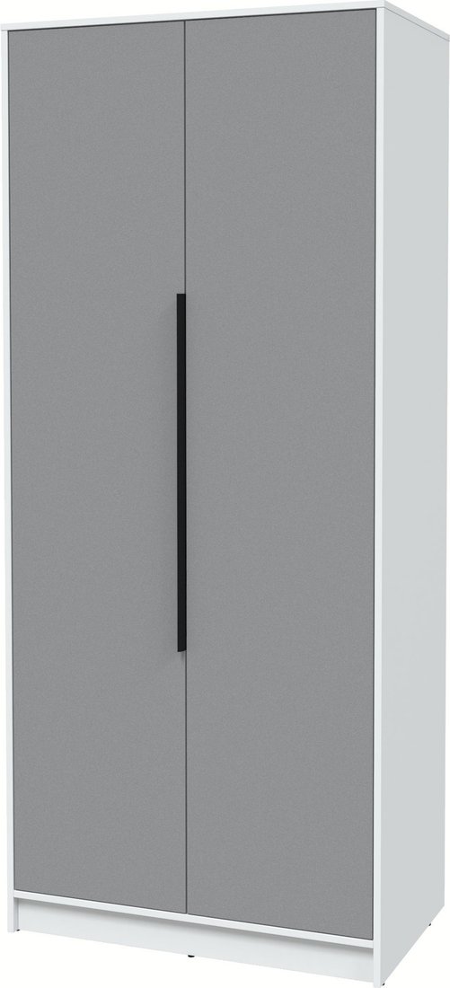 

Шкаф распашной Интерлиния Концепт КТ-Ш2 (серебро/белый платинум)